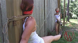 ogres-world.com - Fayth on Fire and Vivienne Velvet in Leg to Crotchrope thumbnail